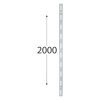 WLS 2000s nosná konzolová lišta jednoduchá 2000 mm šedá