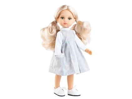 Rosa v modrých šatech