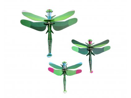 dragonflies, set of 3