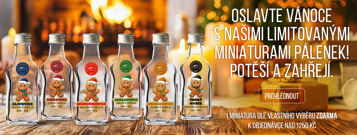 Pálenka pod stromečkem vždy zahřeje