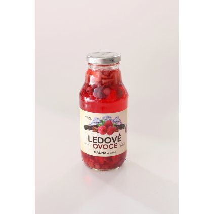 Ledové ovoce - malina se skořicí