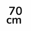 70 cm