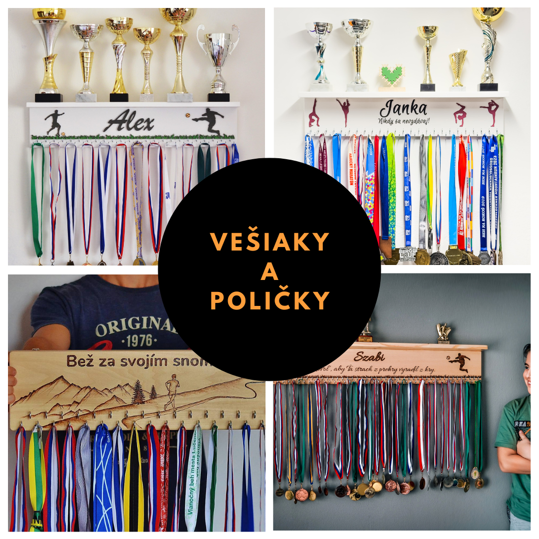 Vešiaky a poličky