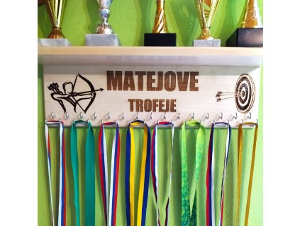 policka na trofeje vesiak lukostrelba