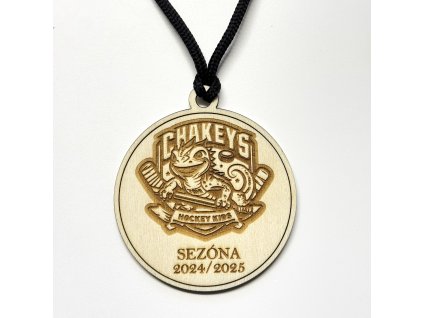 Drevená medaila + šnúrka
