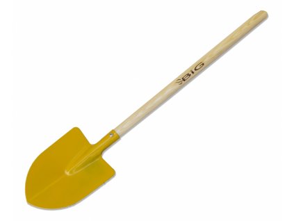Dětská lopata srdcovka s dřevěnou násadou BIG