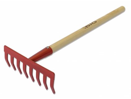 Dětské hrábě s dřevěnou násadou BIG