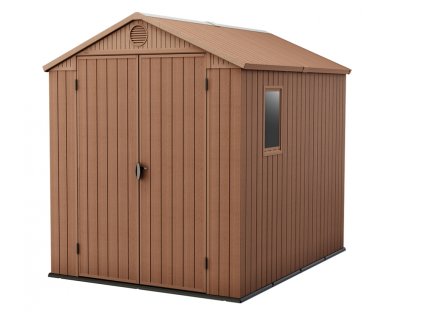 Zahradní domek Keter Darwin 6x8 - 221 x 244 x 190 cm - hnědý