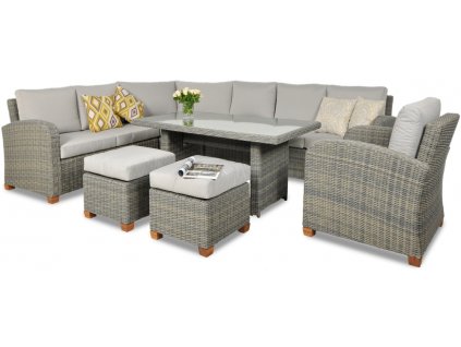 Luxusní sedací souprava Madera Plus Grey-Maxi