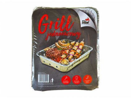 Jednorázový gril 30x25x5 cm