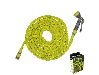 Komplet flexibilní zahradní hadice TRICK HOSE 5-15m - zelená