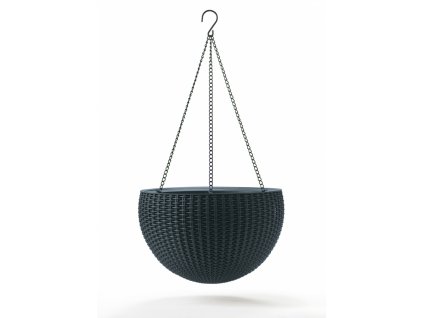 Závěsný květináč KETER Hanging Sphere - Grey