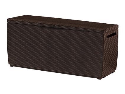 Keter Capri Ratan - zahradní úložný box 305 L - 123 x 53 x 57 cm - hnědý