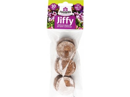 Jiffy Rosteto rašelinové tablety JP 41/7 síťka (10 ks)