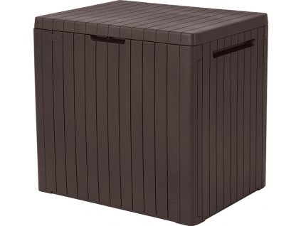 Keter City Storage Brown - zahradní úložný box 113 L - 57,8 x 44 x 54,8 cm