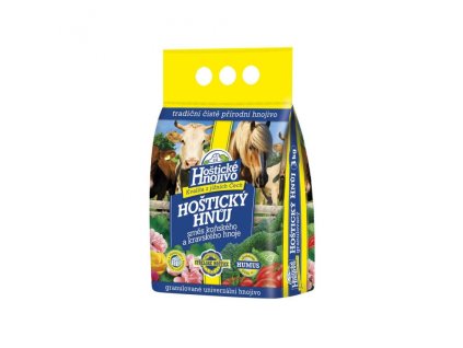 Hoštický hnůj - 3 kg s rohovinou