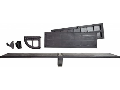 Sada polic k domkům KETER Factor - 165 x 33 x 4 cm - černá