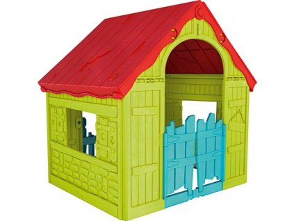 Dětský domek Keter Foldable Playhouse - zelený