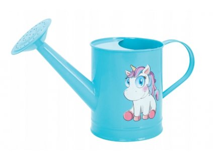 Dětská konvička s jednorožcem - modrá