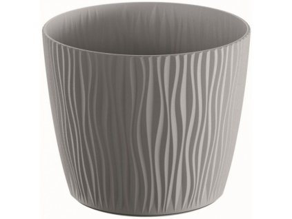Květináč SANDY 18,8 cm - šedý kámen