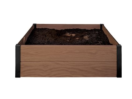 Vyvýšený záhon KETER Maple Square - hnědý