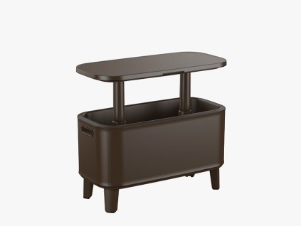 Zahradní barový stolek 2v1 KETER Breeze Bar - 83,5 x 40,5 x 50-74 cm - hnědý