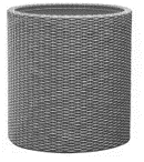 KETER Květináč Cylinder Planter M - Silver grey