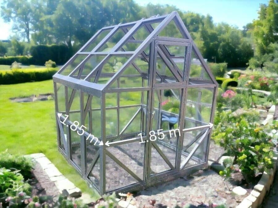 Zahradní skleník MICRO 185x185cm - 4mm