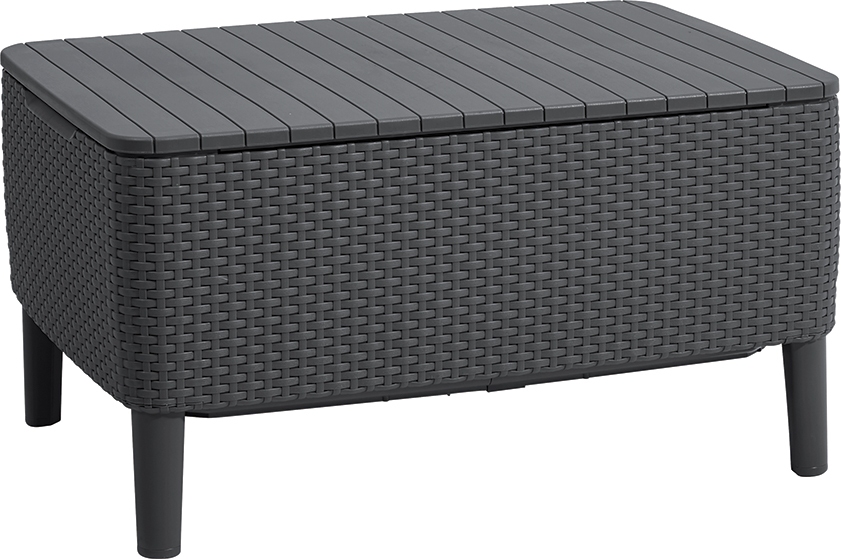 Zahradní set KETER Salemo 3 Seater Sofa - grafitová / šedá