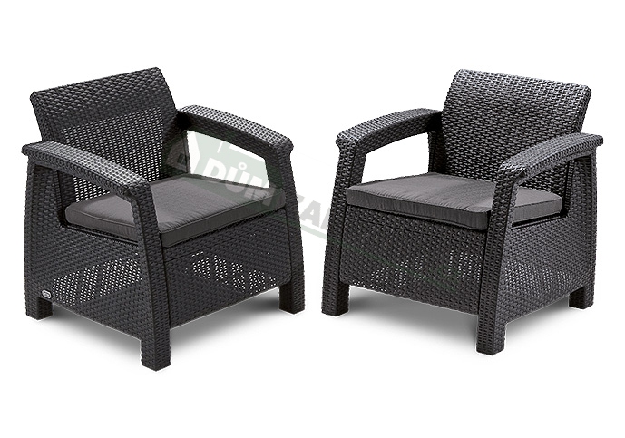Zahradní set Allibert Corfu Graphite