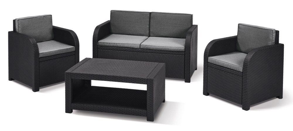 Zahradní set MODENA Graphite + cool grey