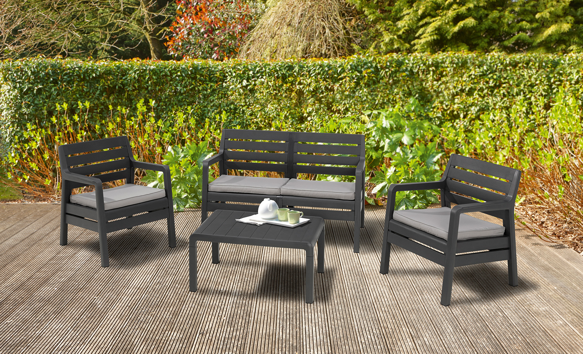 Zahradní set KETER DELANO Graphite