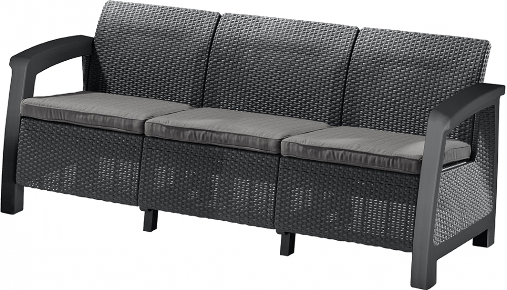 Zahradní pohovka KETER Bahamas MAX Love Seat - Graphite