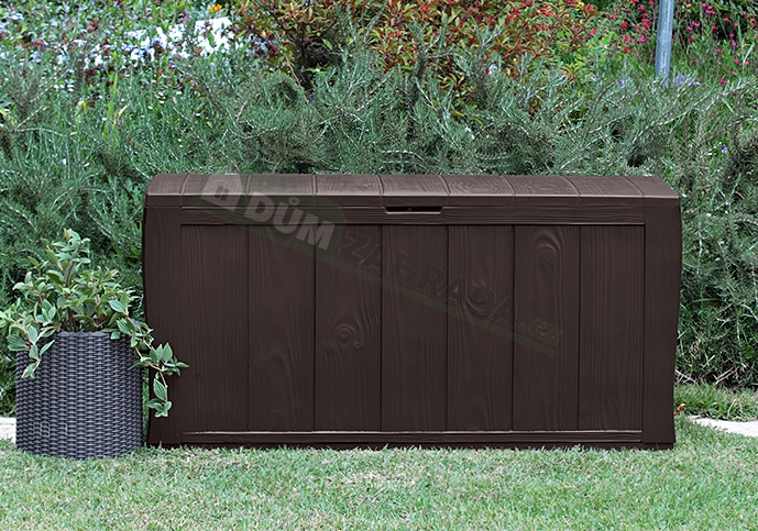 Keter Sherwood brown - zahradní úložný box 270l