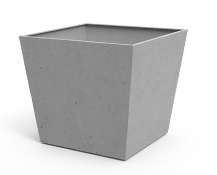 KETER Květináč Beton Square Planter Light grey