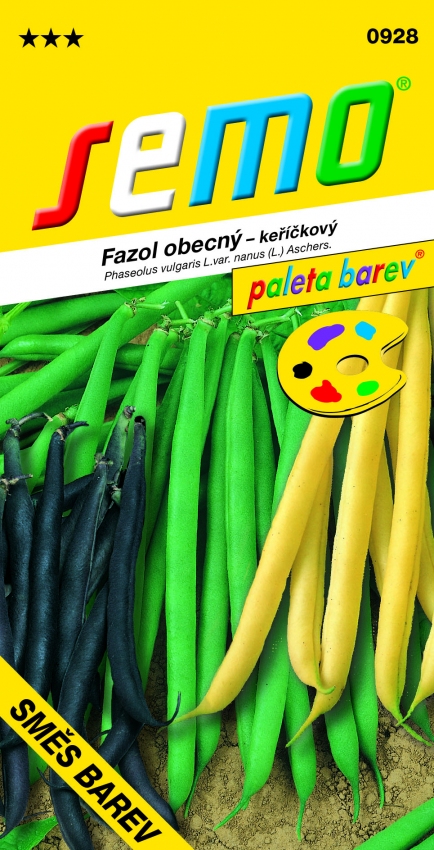 Fazol keř. směs barev 10g - série PALETA