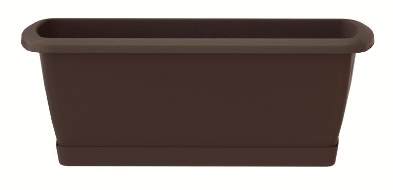 Truhlík s miskou RESPANA SET 78,6 cm - hnědý