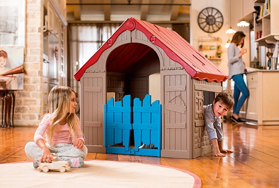 Dětský domek Keter Foldable Playhouse - zelený