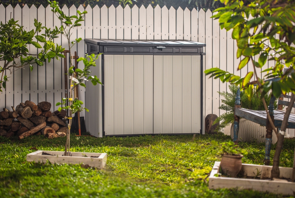 Zahradní úložný box KETER Premier XL - šedý