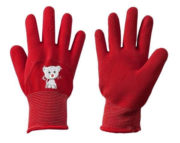 Dětské latexové ochranné rukavice Bradas KITTY, vel. 5