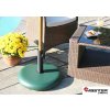 Podstavec pro zahradní slunečník - kámen 16kg green