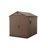 Zahradní domek Keter Darwin 6x8 - 221 x 244 x 190 cm - hnědý