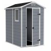 Zahradní domek Keter Manor 4x6 - 130 x 192 x 198 cm - šedý