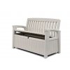 Zahradní lavice Keter Patio White 227 L