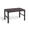 Zahradní stůl Keter Lyon - 116 x 71 x 40 – 65 cm - hnědý