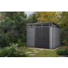 Zahradní domek Keter Cortina 9x7 - 277 x 218 x 226 cm - šedý