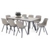 Zahradní nábytek Alu MINORI Silver/Taupe 8+1