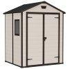 Zahradní domek Keter Manor 6x5 DD - 185 x 152 x 226 cm - béžový