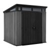 PENT Signature VERTICAL zahradní domek 7x7 - šedý, 216 x 226 x 216 cm