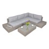 Velká rohová sedací souprava Verona Light-Grey